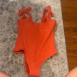 Kona Sol Vibrant Orange One Piece Swimsuit